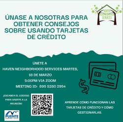 Workshop on Guidance for Using Credit Cards